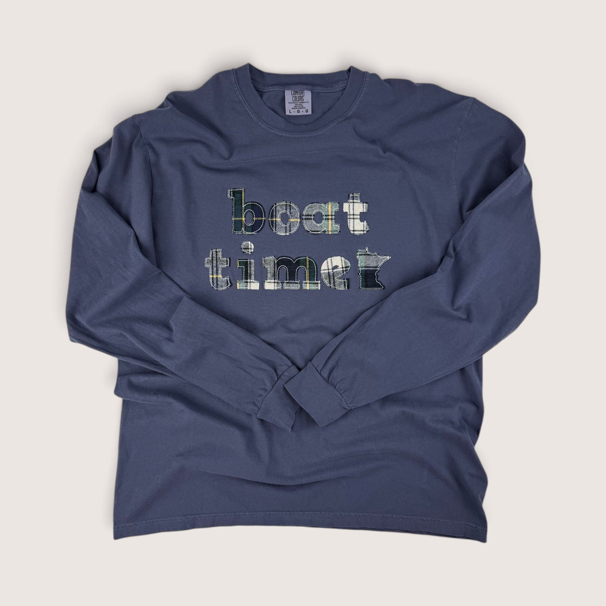 Boat Time Flannel Tee