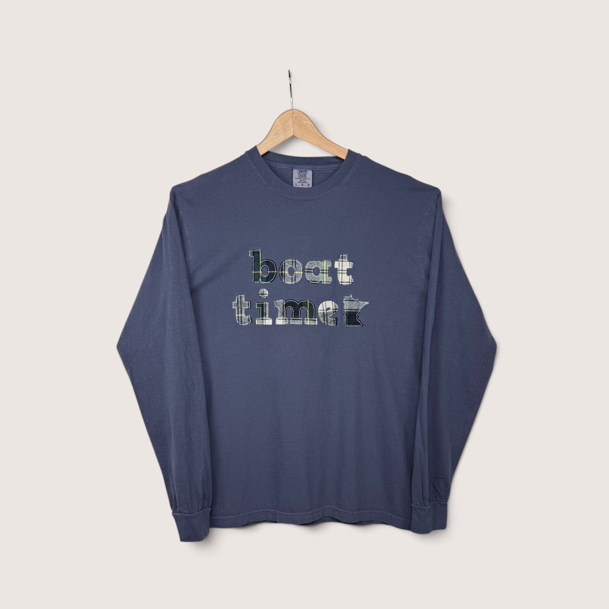 Boat Time Flannel Tee
