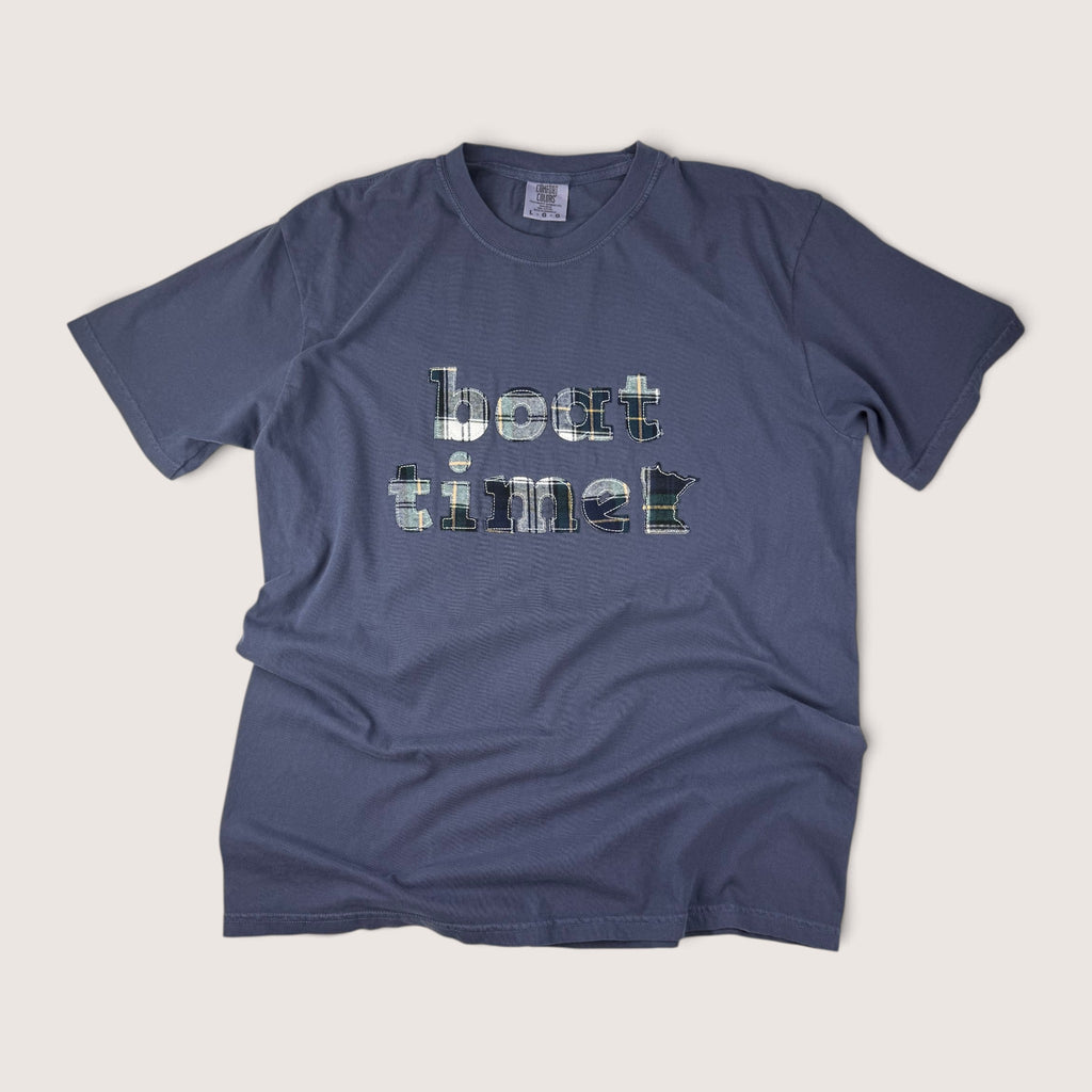 Boat Time Flannel Tee