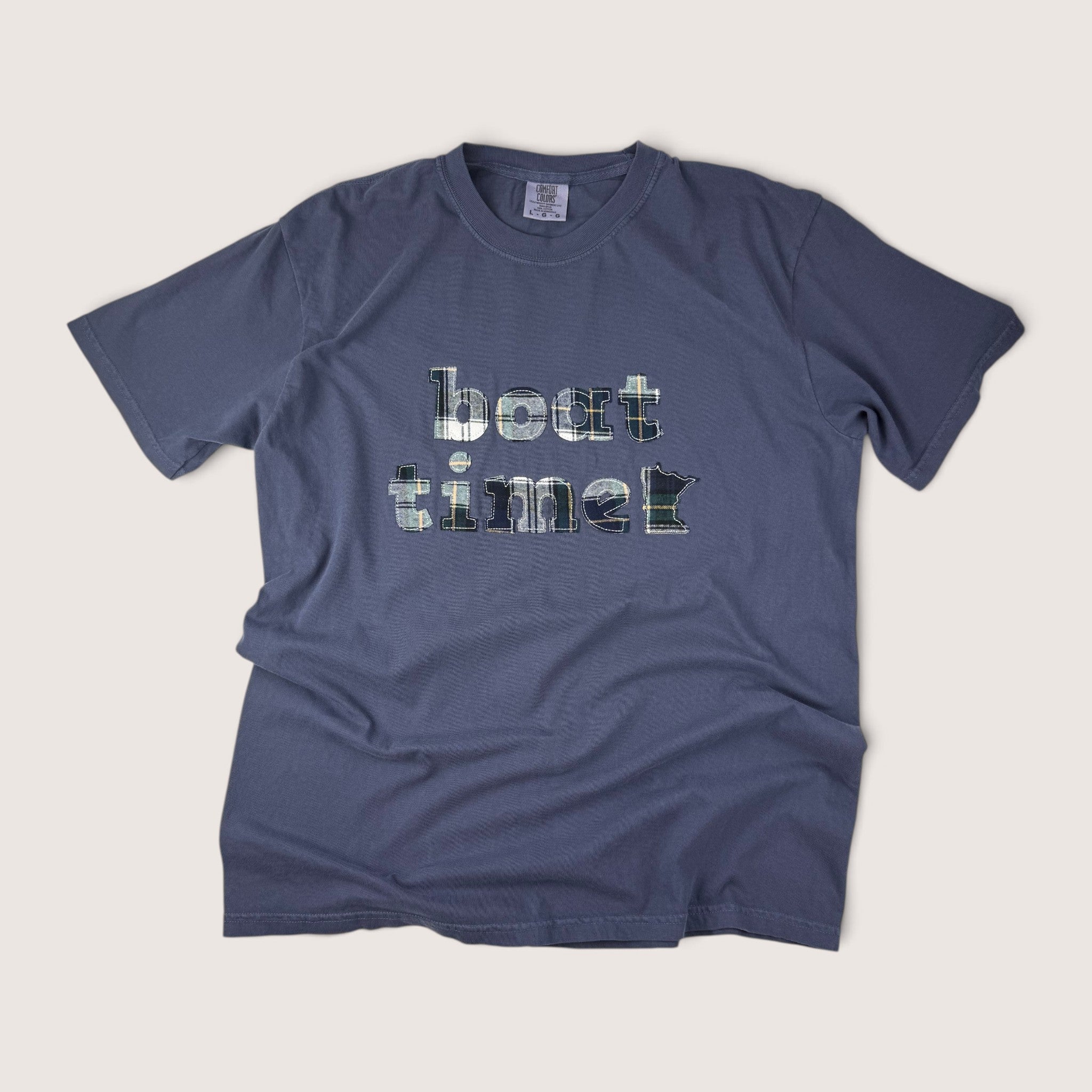Boat Time Flannel Tee