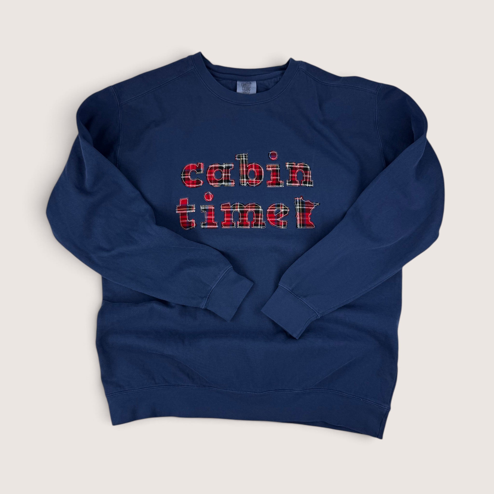 Cabin Time Flannel Crewneck