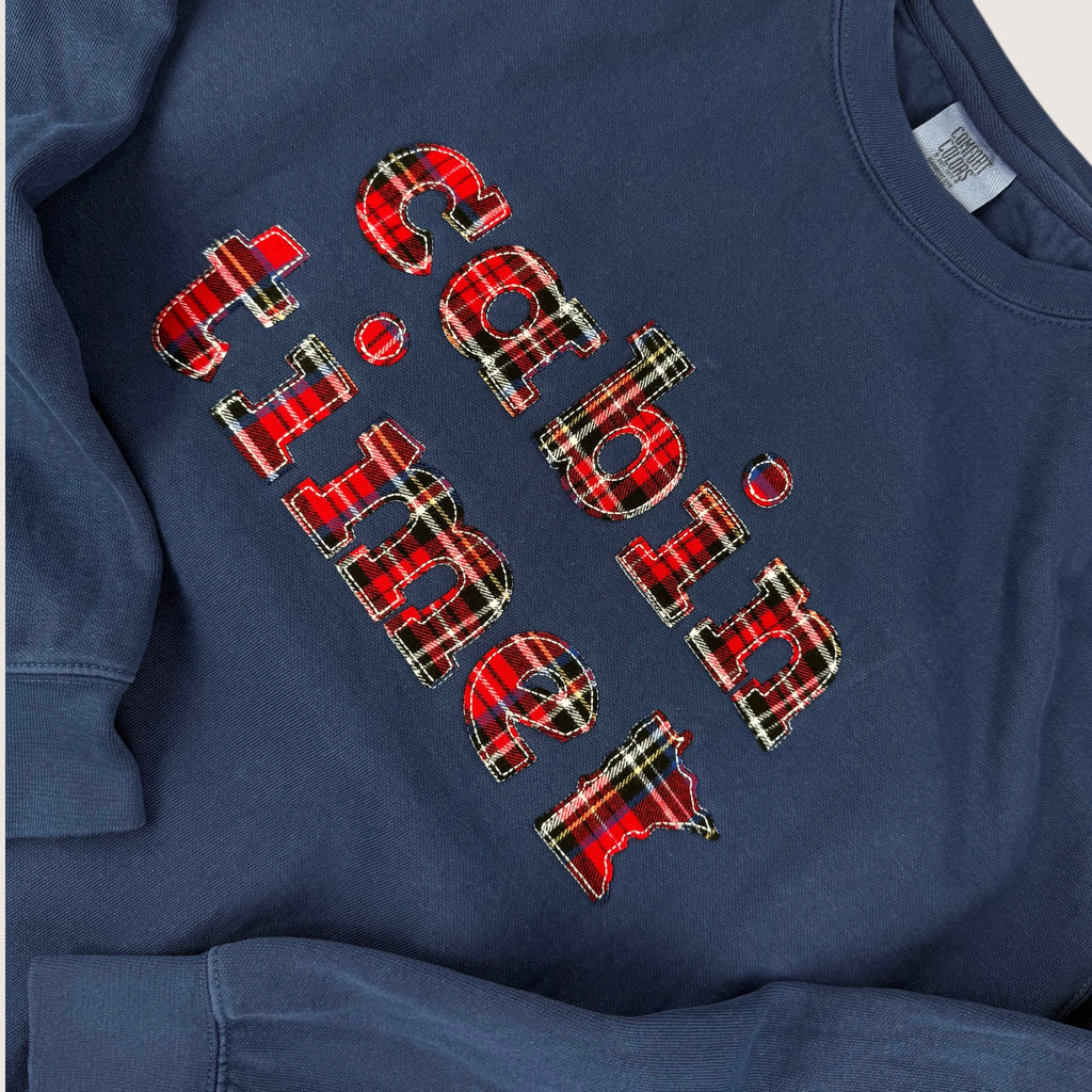 Cabin Time Flannel Crewneck