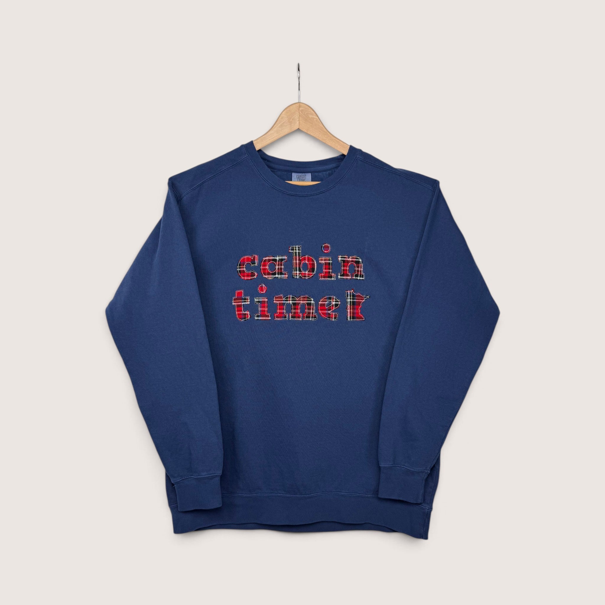 Cabin Time Flannel Crewneck