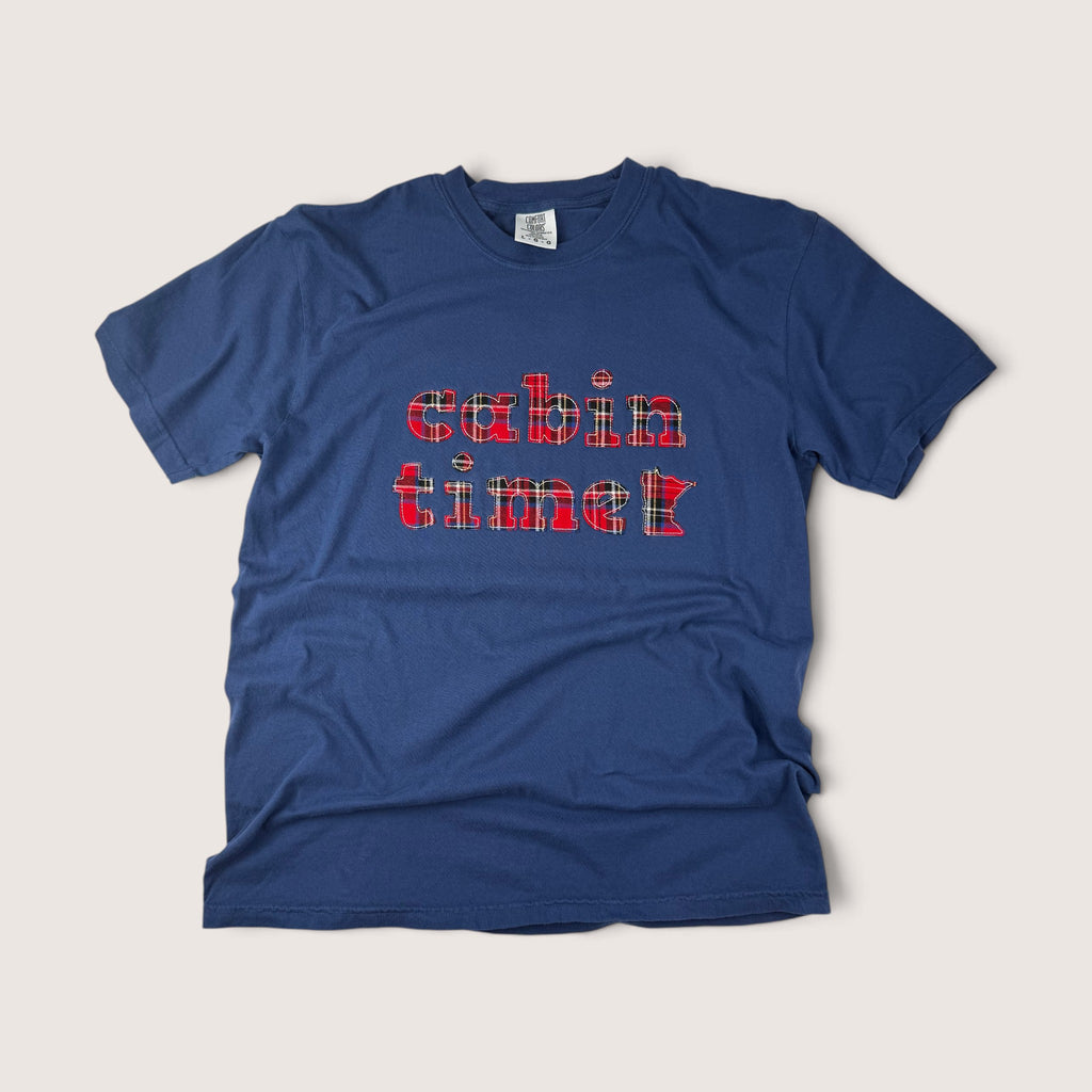 Cabin Time Flannel Tee