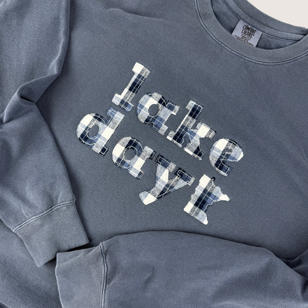 Lake Day Flannel Crewneck