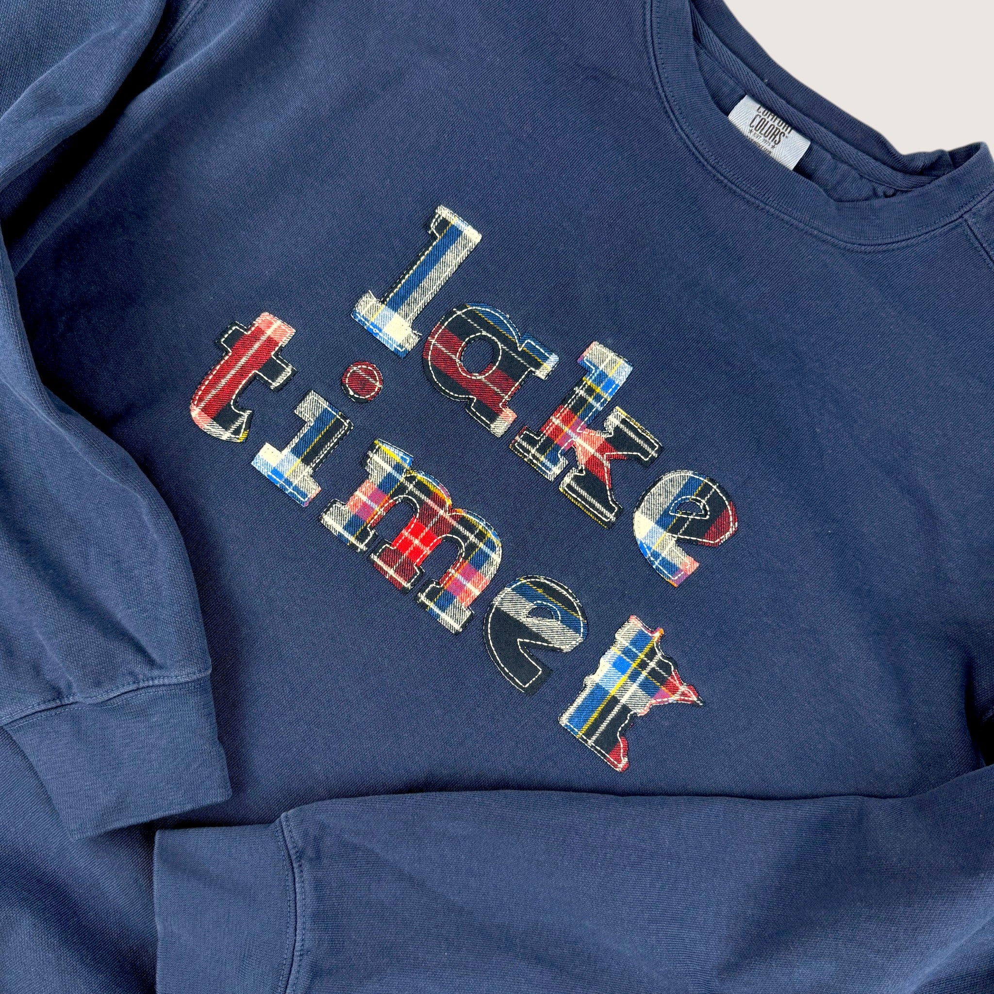 Lake Time Flannel Crewneck